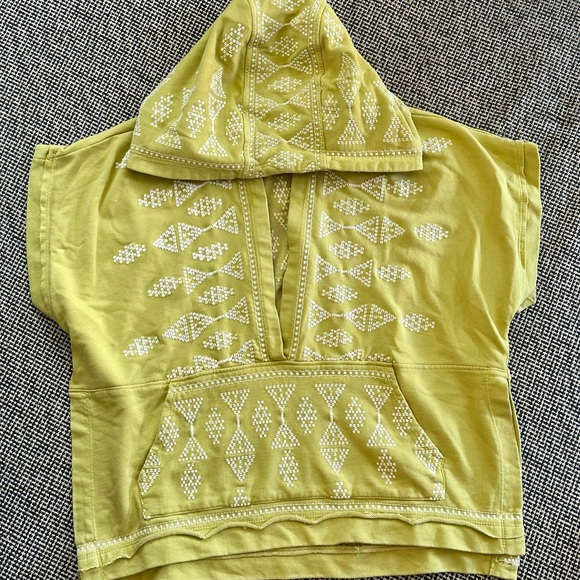 Daily Practice Tops - Anthropologie | Lime Green Embroidered Women's Hoodie